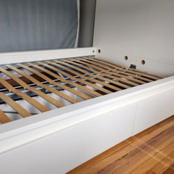 Ikea Malm Full Size Bed With Drawers 