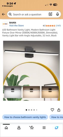 32 inch modern wall light bar fixture