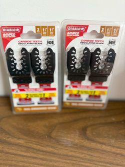 Diablo Amped Demo Demon Carbide Oscillating Blades 2-Pack x2