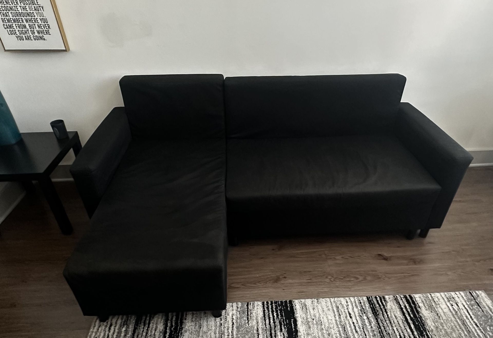IKEA Sleeper Sofa with Storage + Pillows