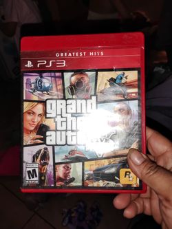 Grand theft Auto v five ps3 game