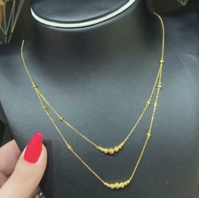 21K Solid Gold Necklace
