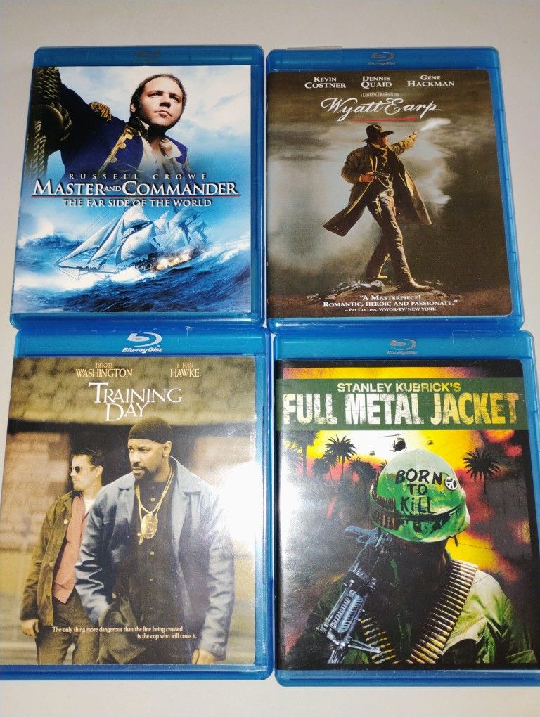 Blu-ray Movies $3 Each Or All For $30