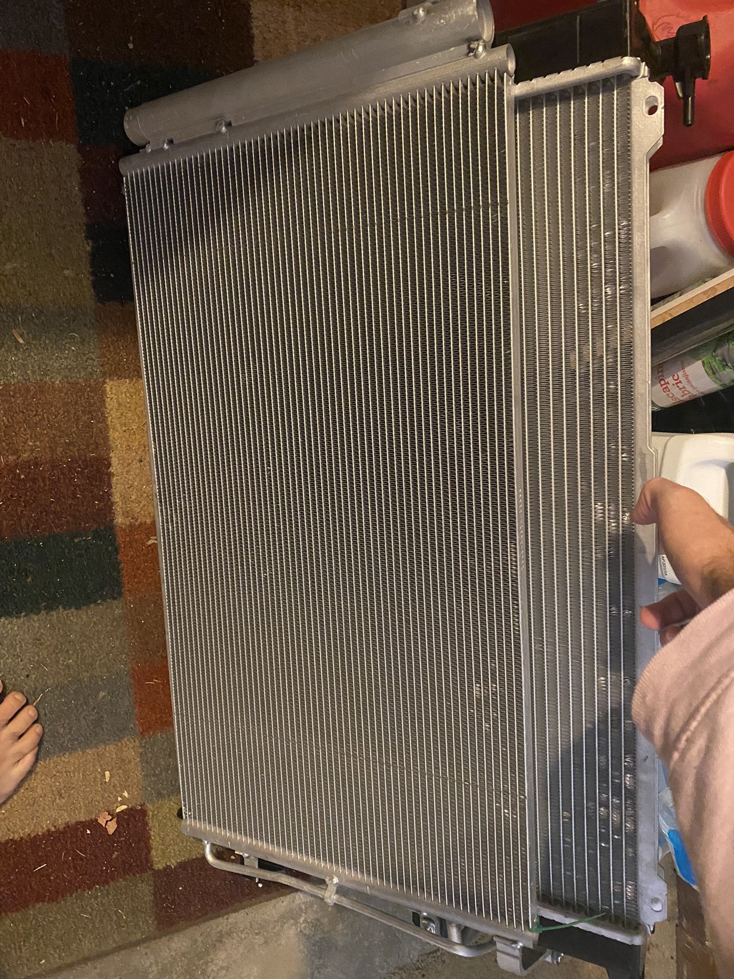 2013 Hyundai Genesis Radiator & A/C Condenser Kit