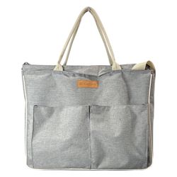 KEEPCOOL Insulated Shopping Cooler Bag Extra Large Reusable Double Zip Grey