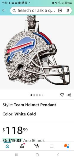 Buffalo Bills Pendant Team Helnet