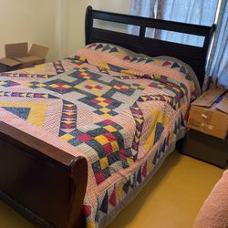 Full Bed Frame With Headboard And Footboard