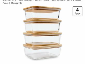Glass container meal box