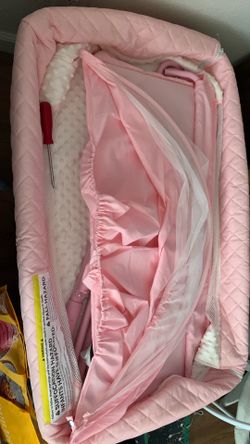 Pink bassinet