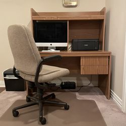 Desk, Chair and Mat- Reduced