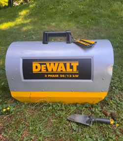 2 DeWalt Electric 3 phase portable heaters