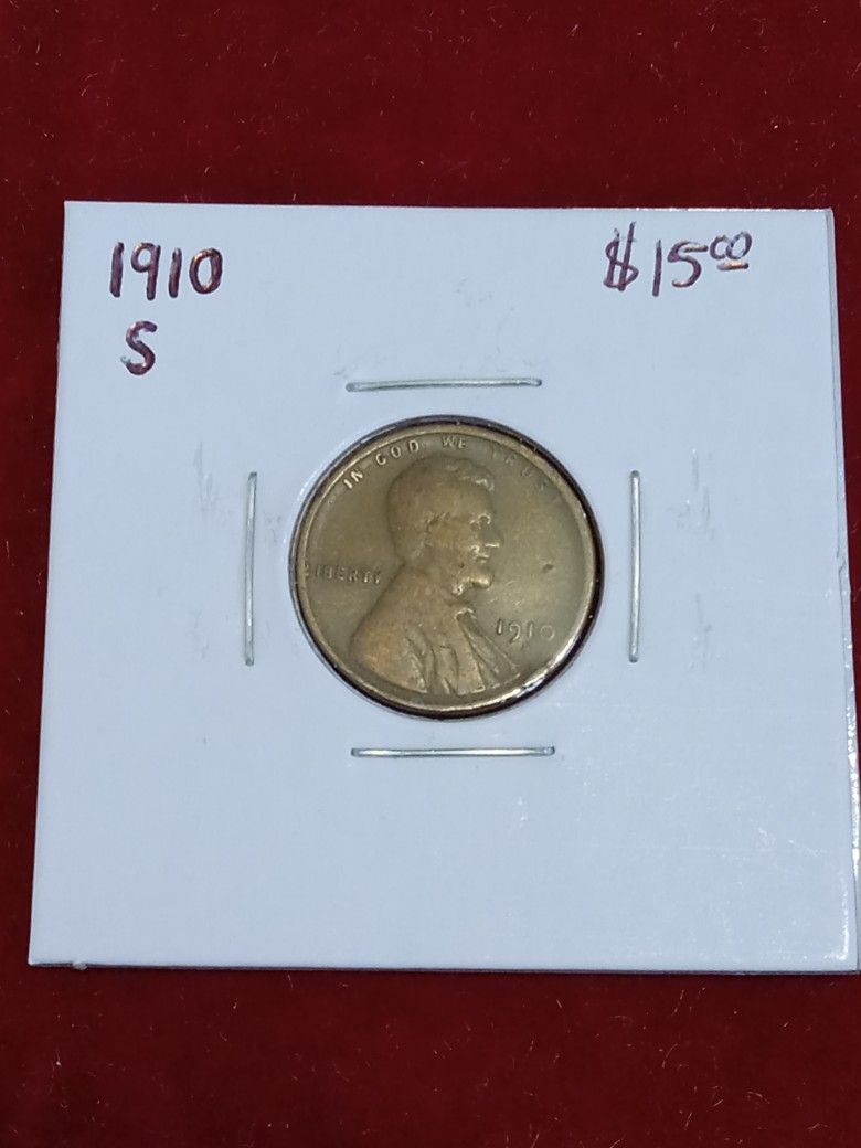 1910-S Wheat Penny