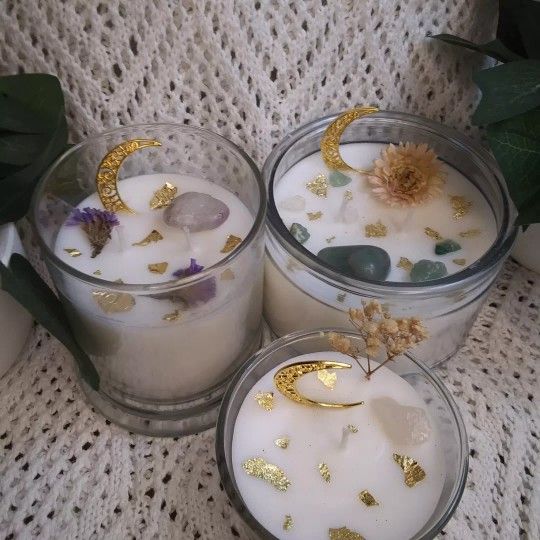 Luna Crystal Candles