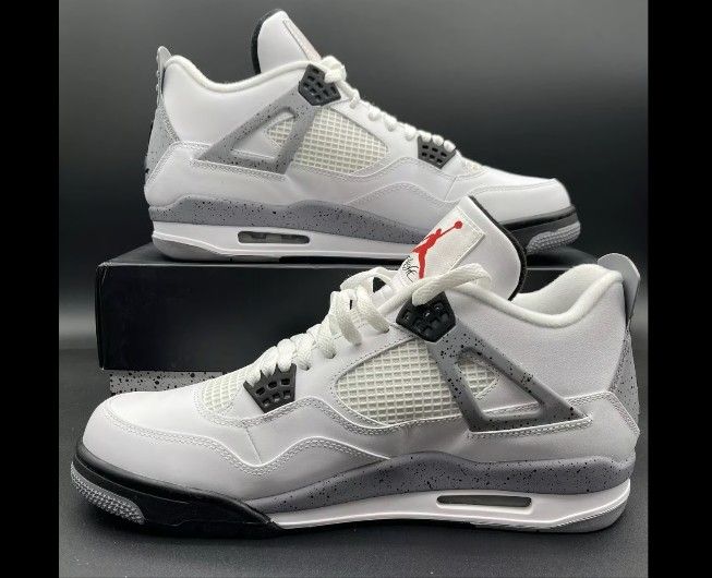Size 11.5 - 2012 Men’s Jordan 4 Retro White Cement Ds 308497-103 Og All