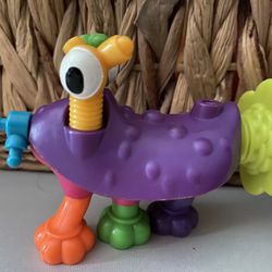 1996 Mattel Inc. Caterpillar Kids Colorful Toy 4.5”L