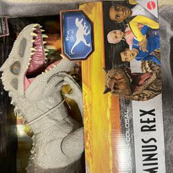 Jurassic World Super Colossal Indominus Rex Camp Cretaceous Tyrannosaurus RARE
