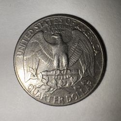 1982 D Quarter w/ Print Error on Back