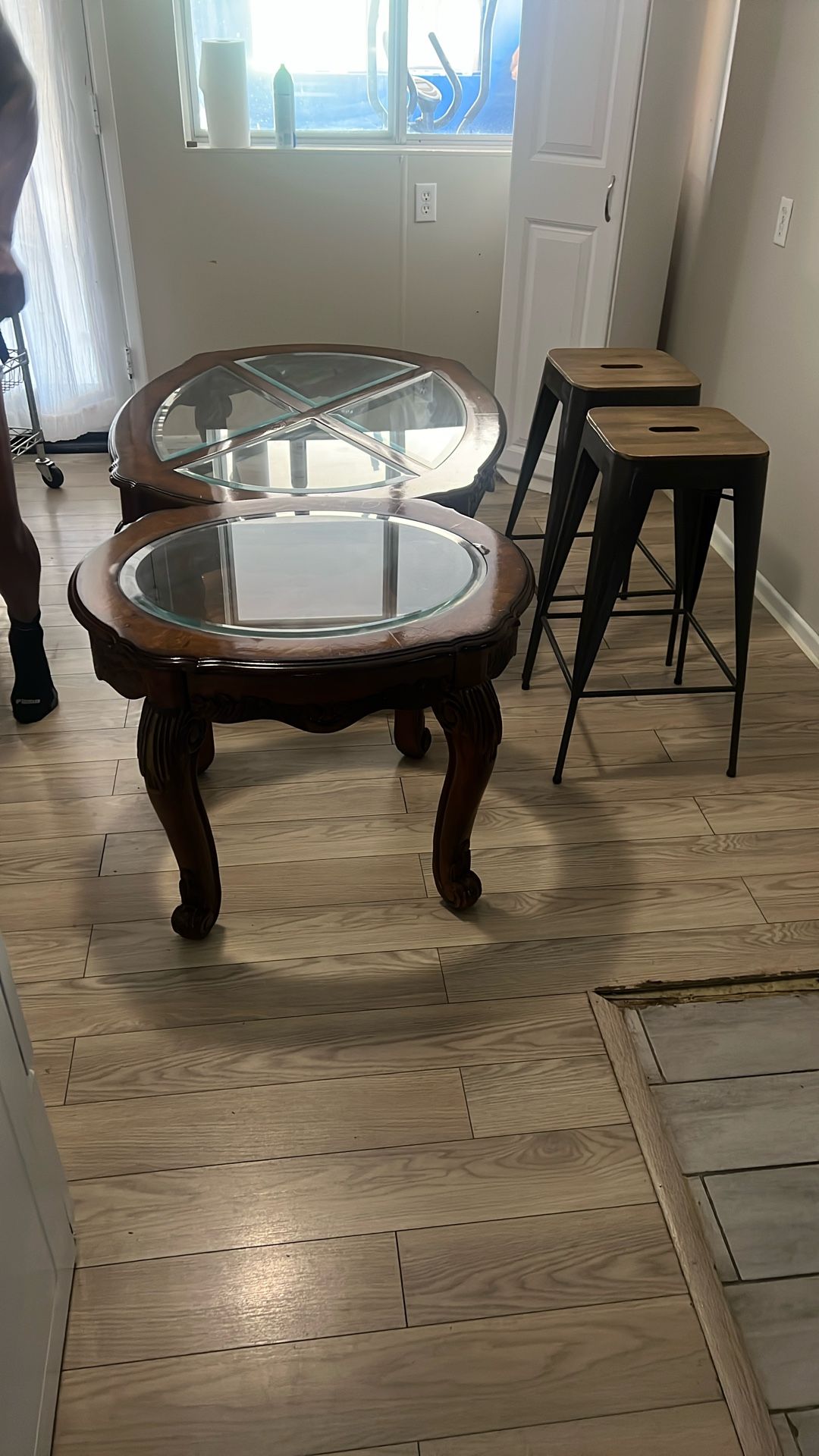 Couches Tables and Stool’s For $200.00
