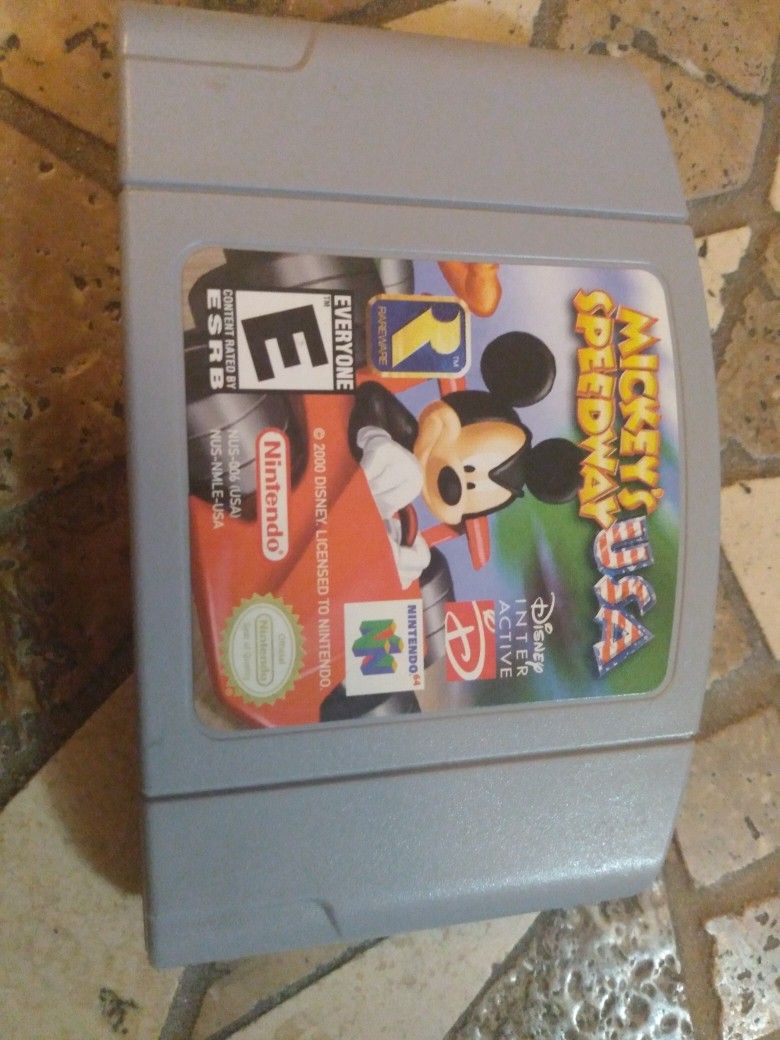 Nintendo 64 Mickey Speedway USA