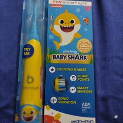 Baby Shark  Brite Brush The Interactive Smart Kids Toothbrush