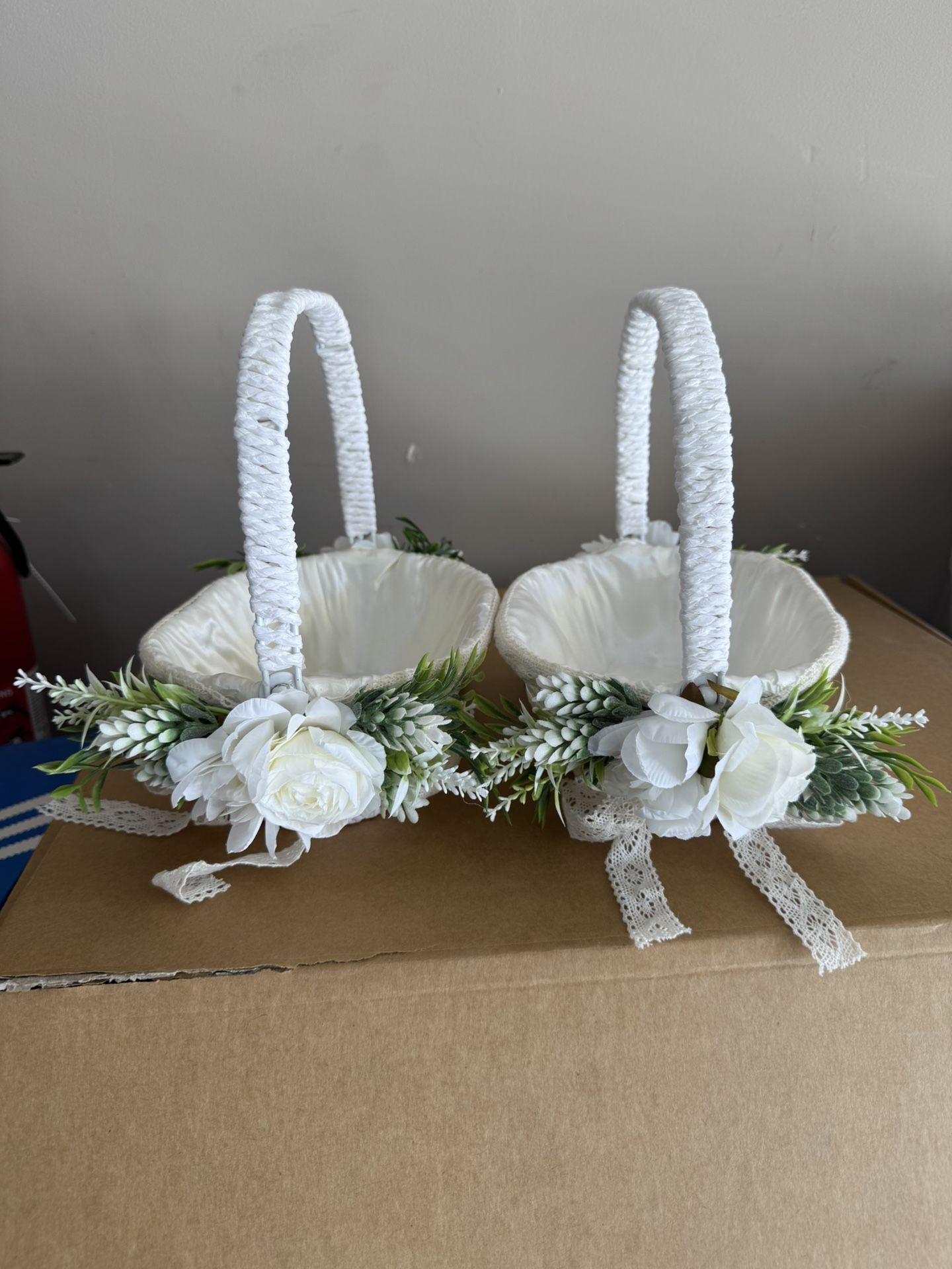 2 Flower Girl Baskets