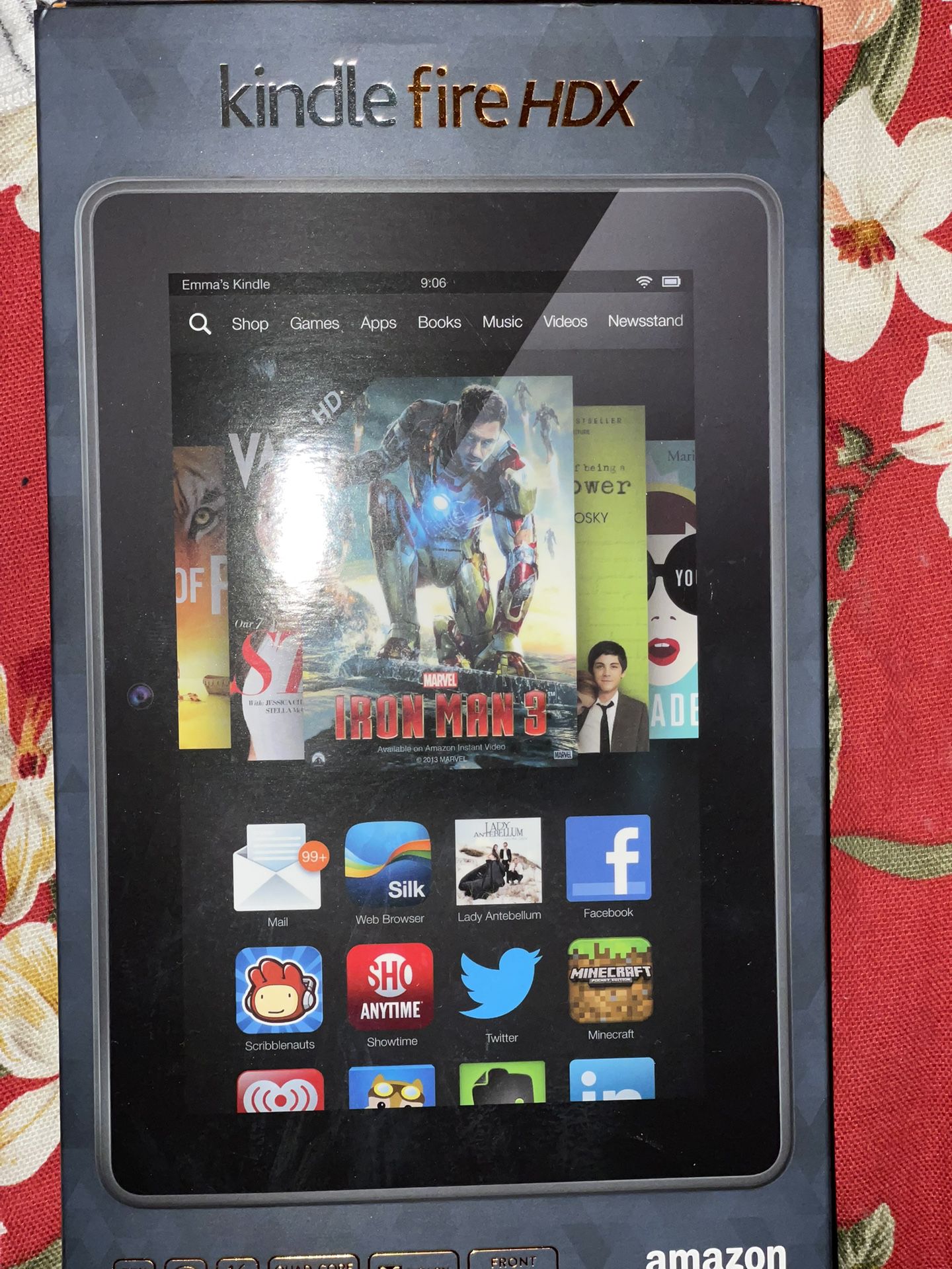 Kindle Fire, Hdx, 7 Inch Wi-Fi 16 Gb