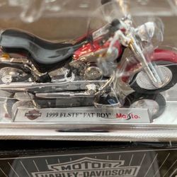 1999 Harley FLSTF “Fat Boy” 1:18 Scale By Maisto