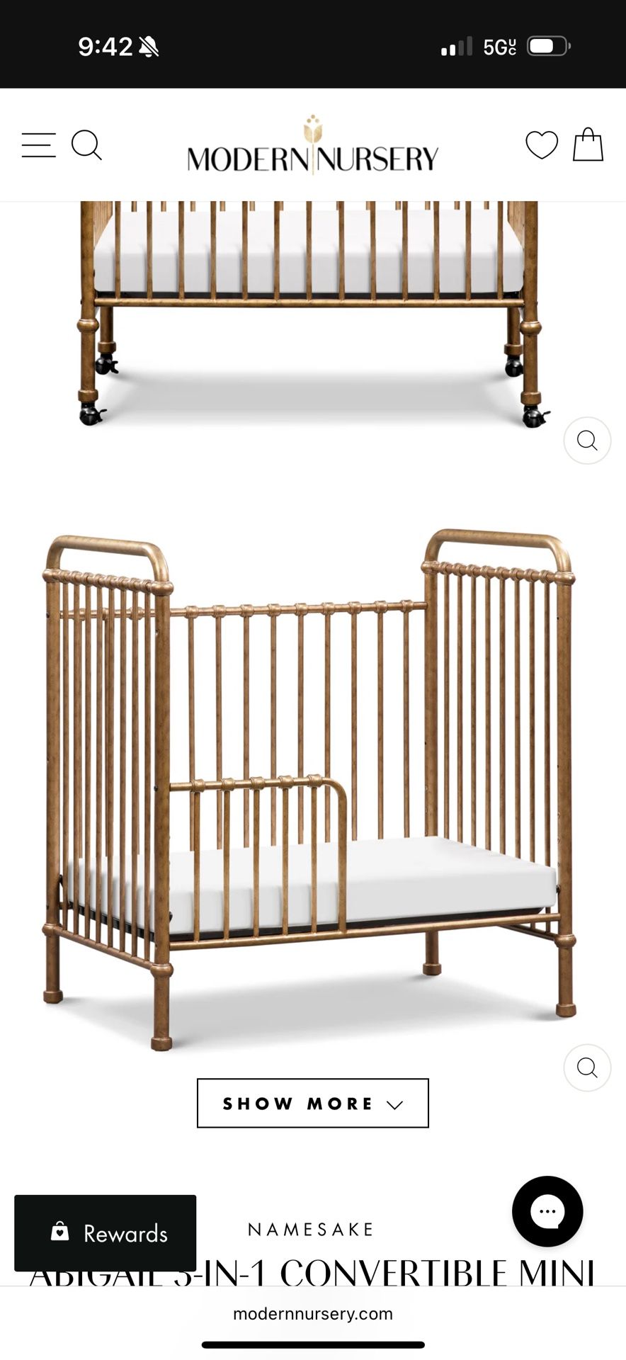 Crib Lightly Used
