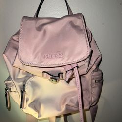 Guess pink backpack 
