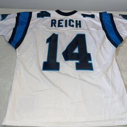 Authentic Frank Reich Apex Carolina Panthers Jersey Men Xl Sewn Clean 1995 Patch