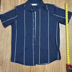 ZARA Button T-Shirt Large