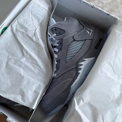 F/S Air Jordan 5 Wolf Sz 12 w/ reciept