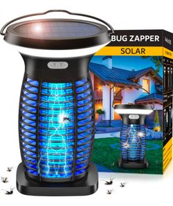 Portable & Rechargeable Bug Zapper with Panel Sensor & LED Night Light Mosquitoes Zapper