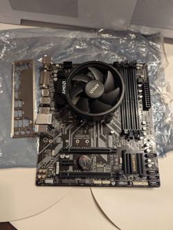 Asrock B450M-HDV R4.0 Amd B450 socket Am4 Micro Atx With Ryzen 3 2200g