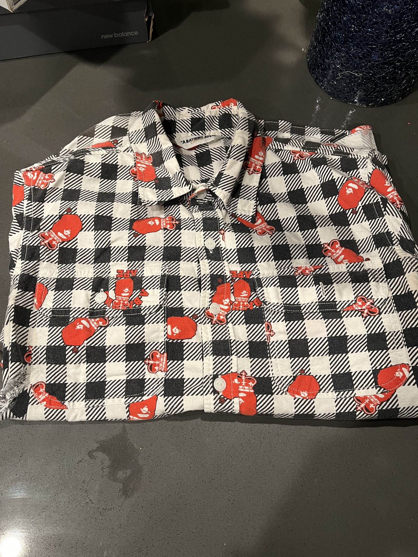 Vintage Bape Button Up S