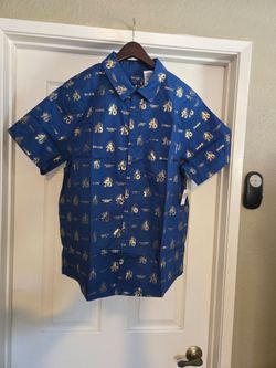 NWT Disneyland 70th Anniversary Button-Up Shirt