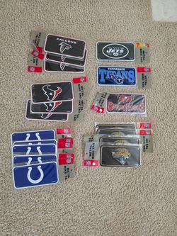NFL Team Bike Metal Tags $1