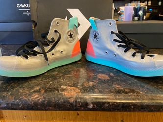 Converse High- grey/pink/blue