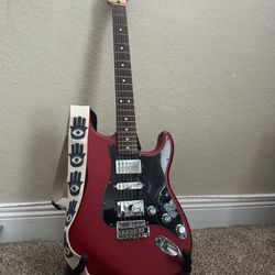 2005 Fender Stratocaster MiM Satin Candy Apple Red