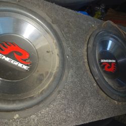 Two Sets Of 10 Inch Subwoofers In The Box -65.00 Each