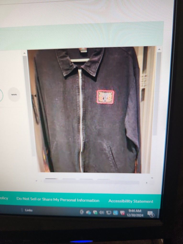 Lucky 13 Vintage Black Jacket W/ Flames