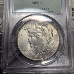 1923 Peace Dollar PCGS 