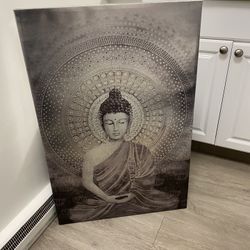 Buddah  - 2’ X 3’  Perfect condition! 
