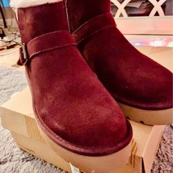 Kookaburra By Ugg Suede Wedge Winter Boot Size 6