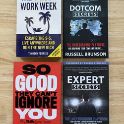 Entrepreneurship & Career Growth Books (4-Hour Workweek + more)