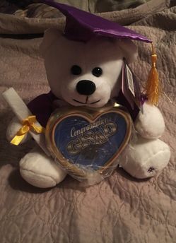 Graduation picture teddy bear