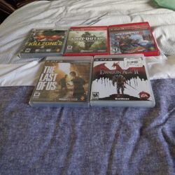 Ps3 Games .....5games/4$40.00