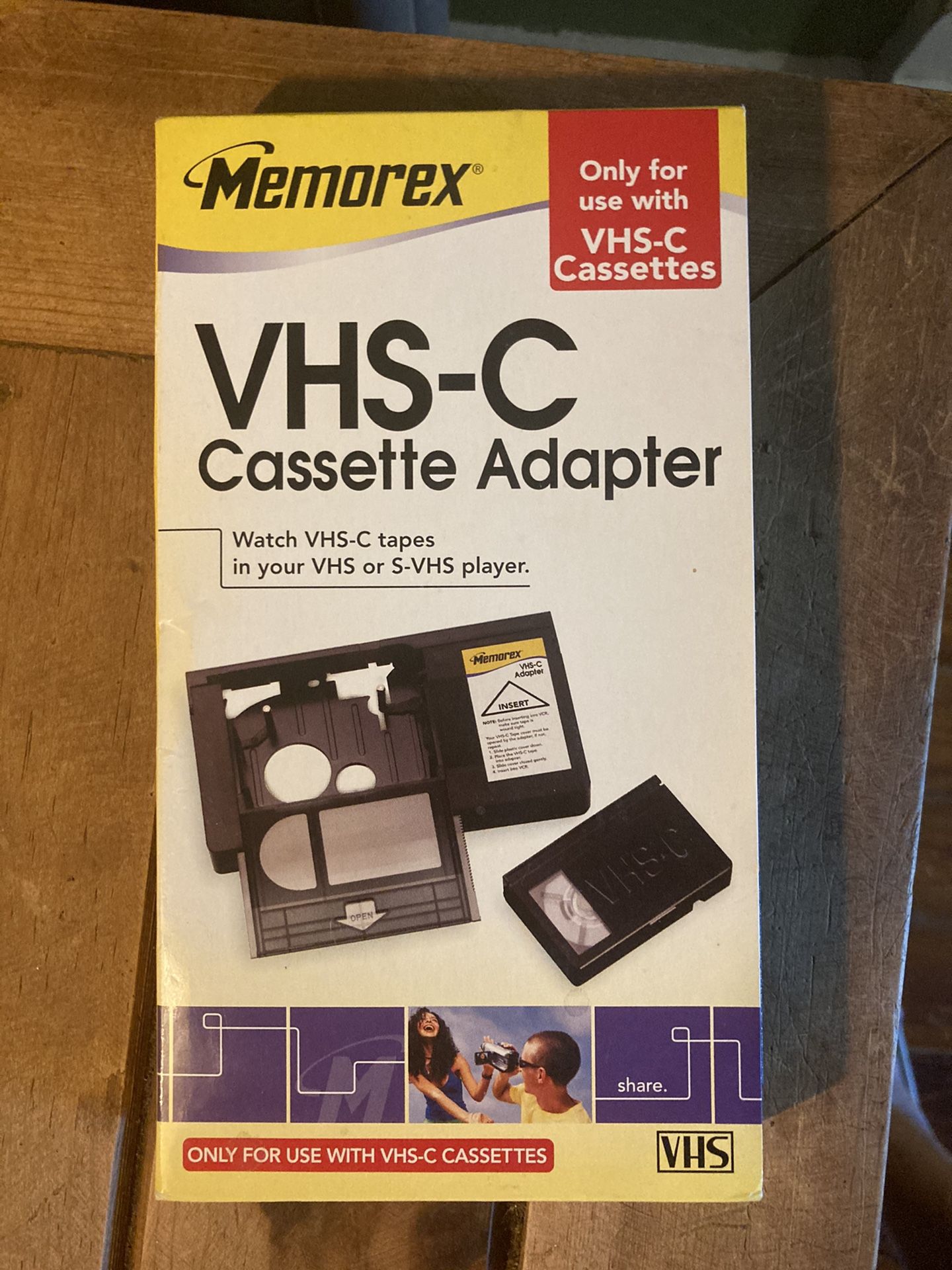 VHS-C Cassette Adapter by Memorex