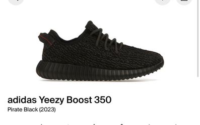Yeezy pirate black 2023 size 12 Ds