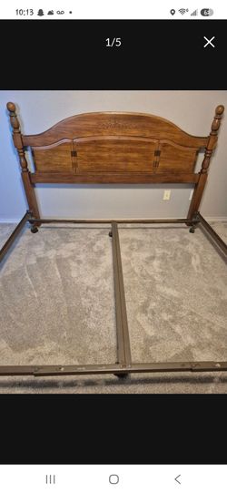 King size headboard & mattress